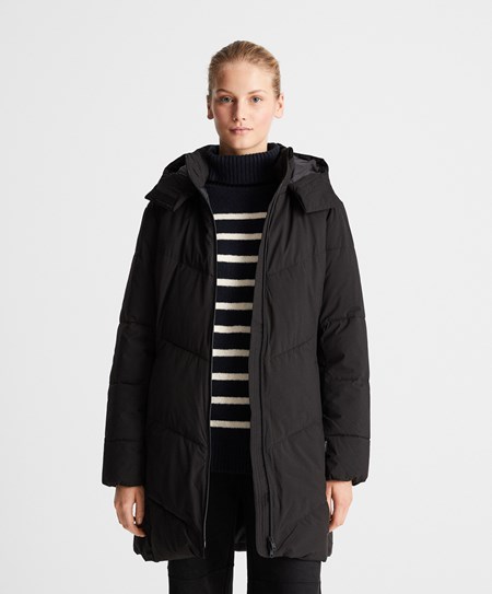 Oysho Primaloft® Coat Černé | 019457-DBP