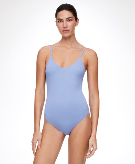 Oysho Triangle Swimsuit Levandule Blankyt | 945087-ZYT
